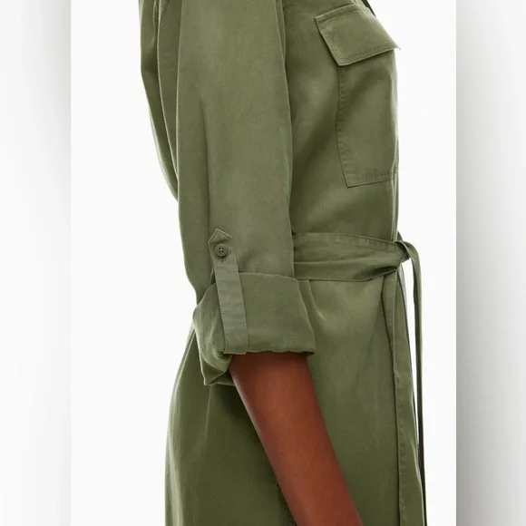 SOLD - Aritzia Babaton | Utility Dress | Army Green | Size S - Picture 5 of 15